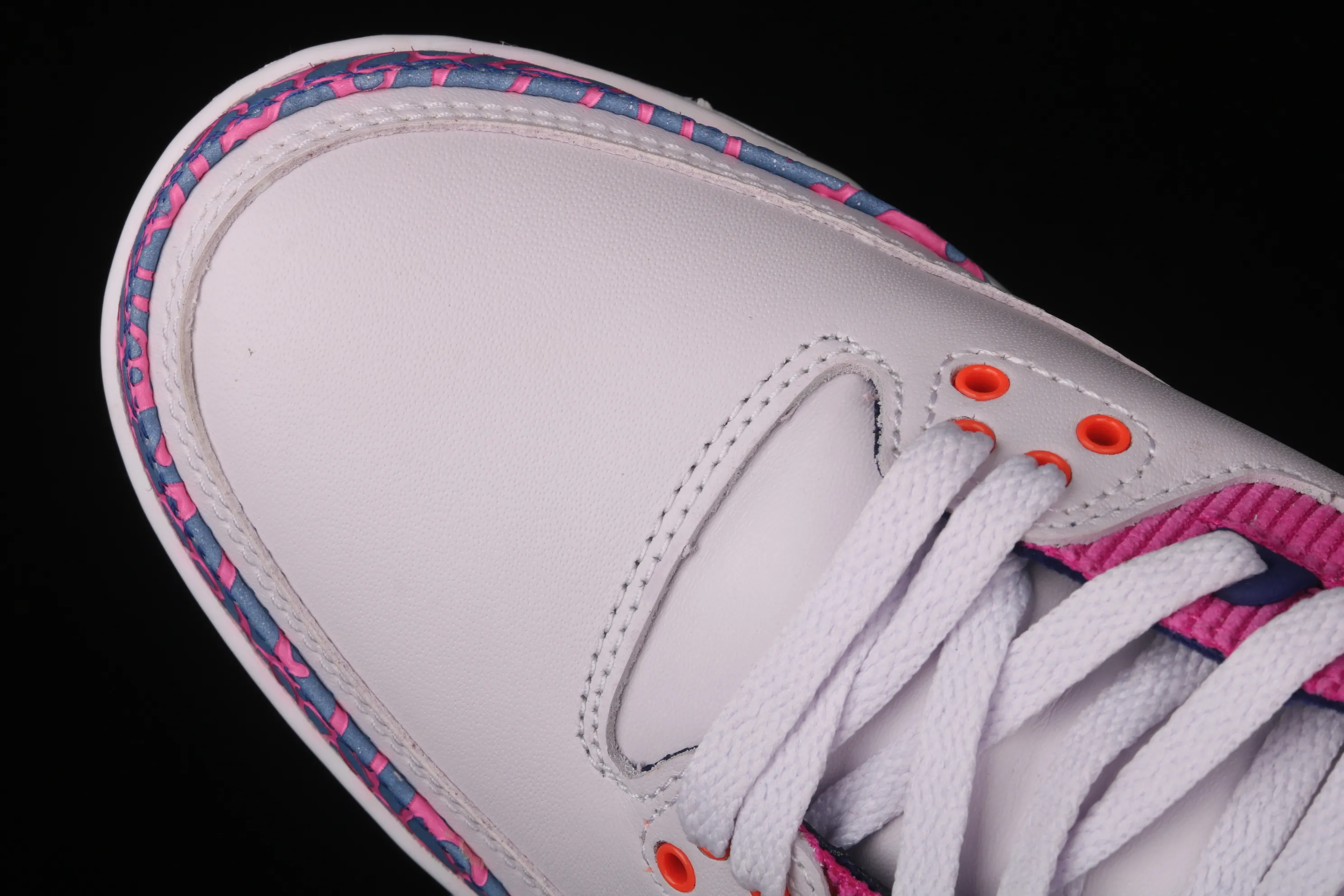 All categories Air Jordan Jordan series basketball shoes Air Jordan 3 Air Jordan Brand Air Jordan 3 GS AJ3 Joe 3 burst pink and purple first layer basketball shoes 441140-500